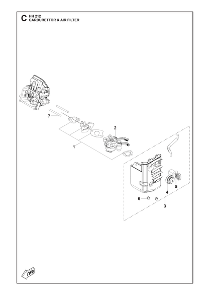 Husqvarna 531146780 onderdelentekening - positie 2