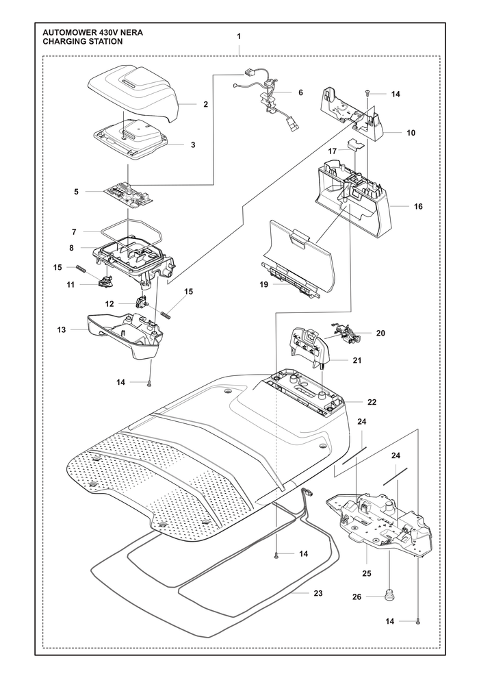 Husqvarna 535558603 onderdelentekening - positie 10