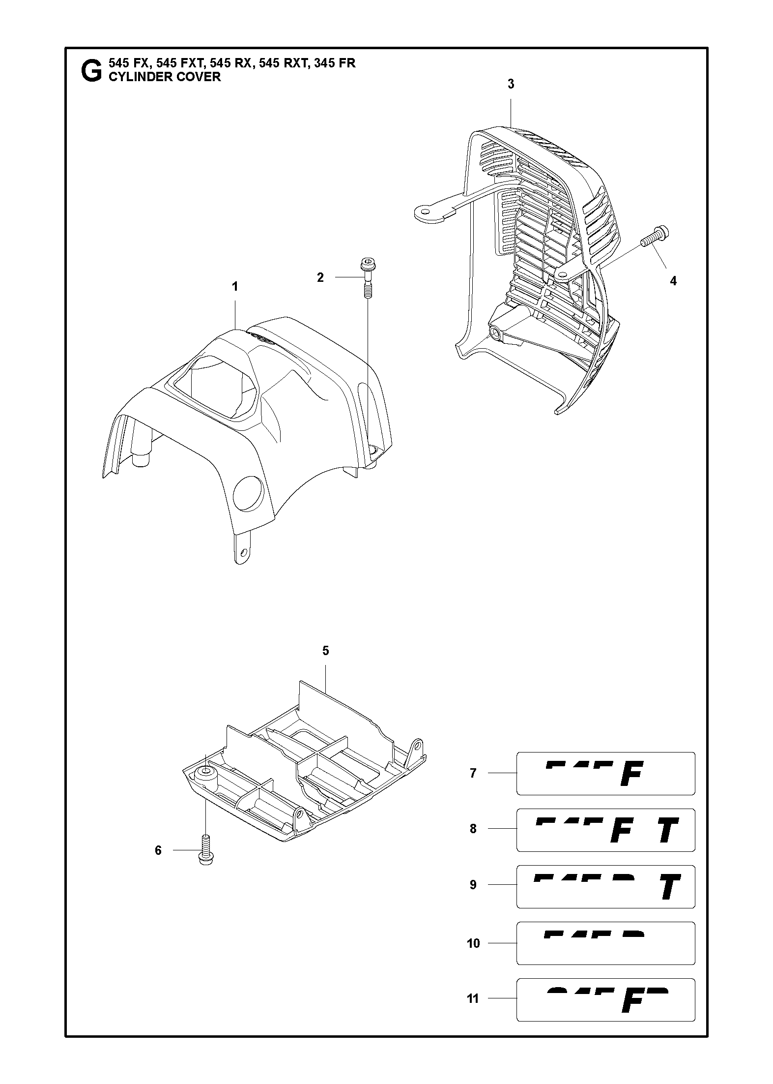 Husqvarna 510422201 onderdelentekening - positie 5