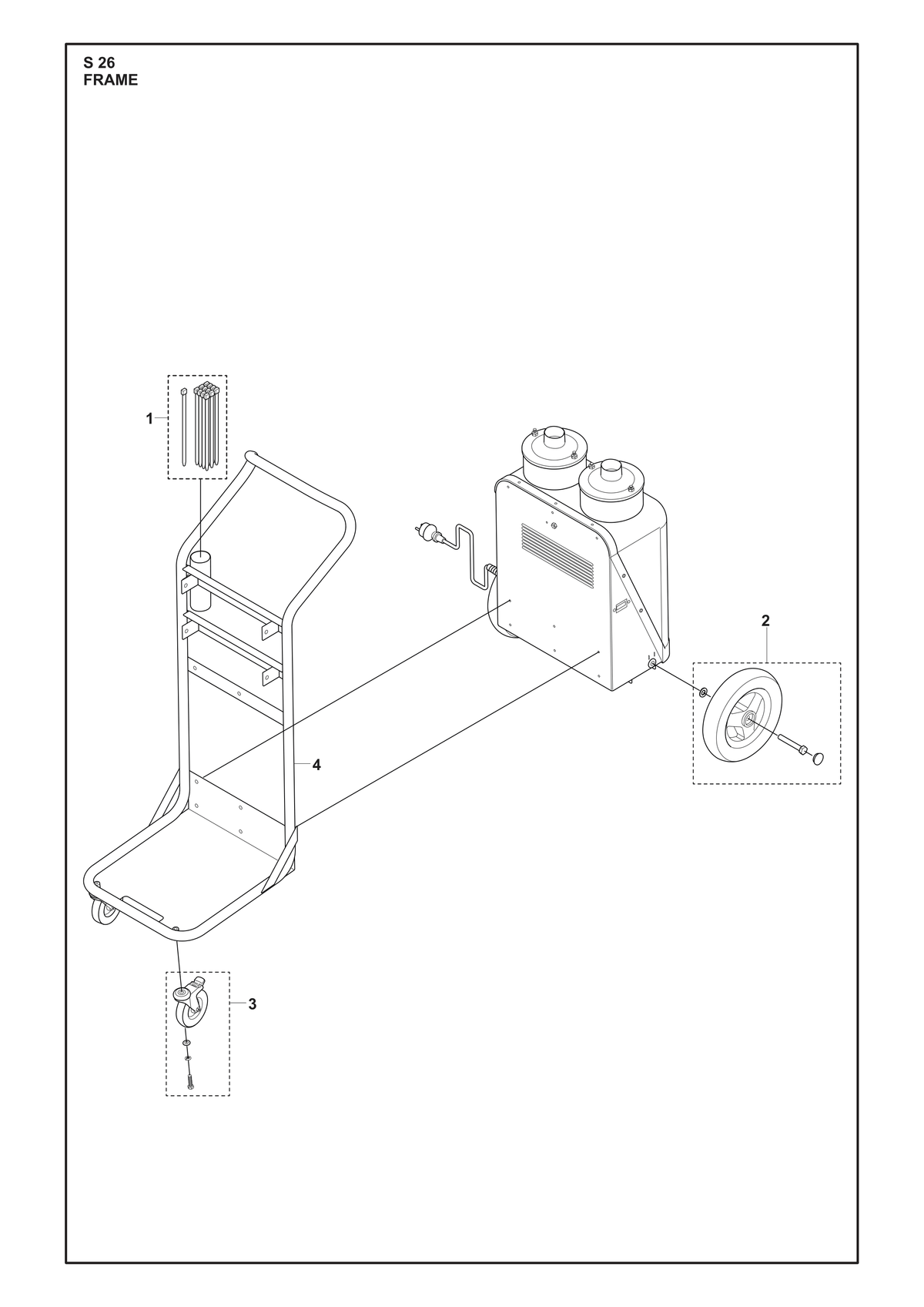 Husqvarna 586671601 onderdelentekening - positie 1