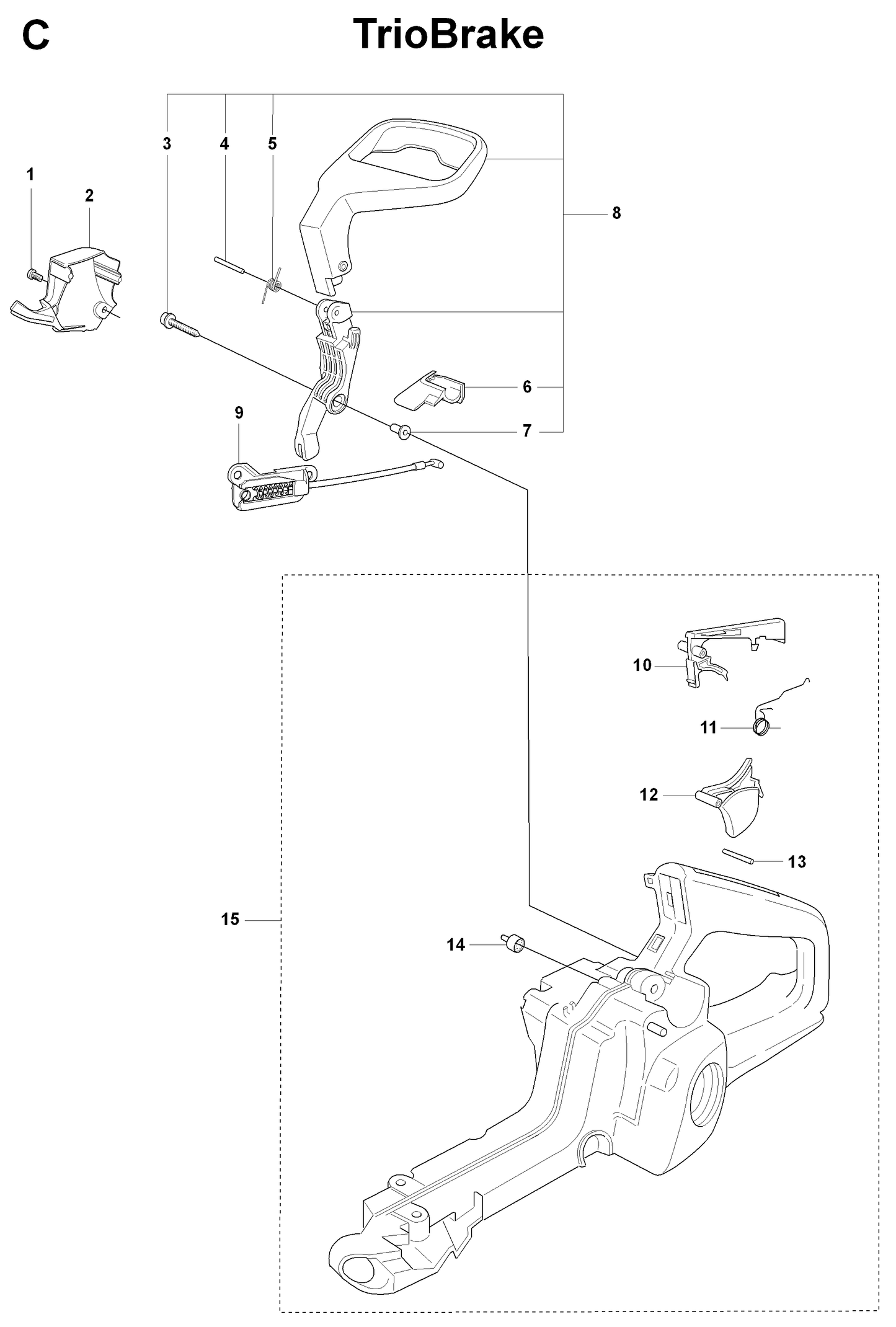 Husqvarna 503217535 onderdelentekening - positie 3