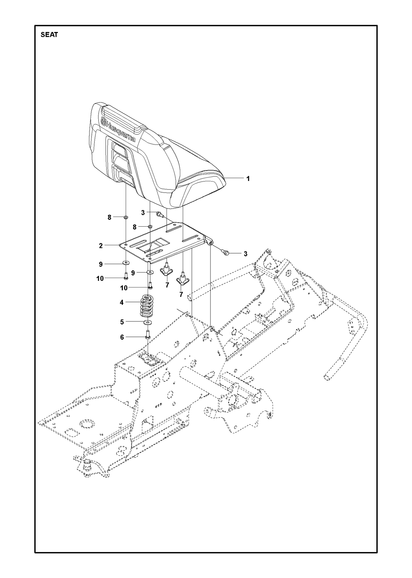 Husqvarna 506565301 onderdelentekening - positie 8