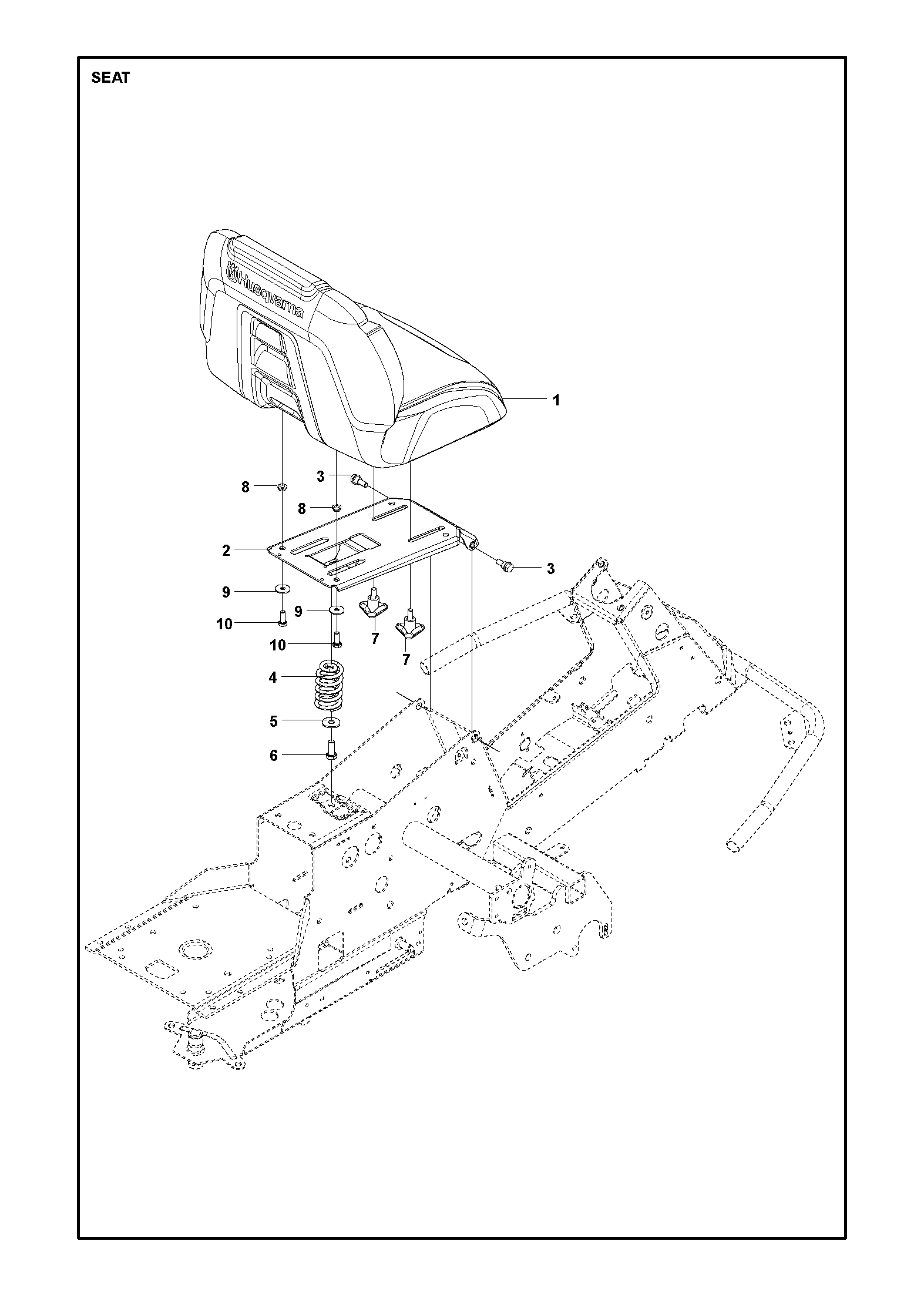 Husqvarna 506915301 onderdelentekening - positie 4
