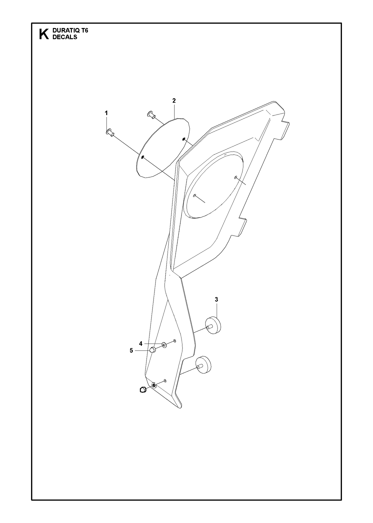Husqvarna 595681401 onderdelentekening - positie 5
