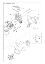 Husqvarna 525397906 onderdelentekening - positie 2