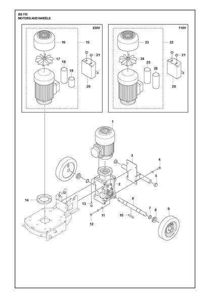 Husqvarna 534804904 onderdelentekening - positie 2