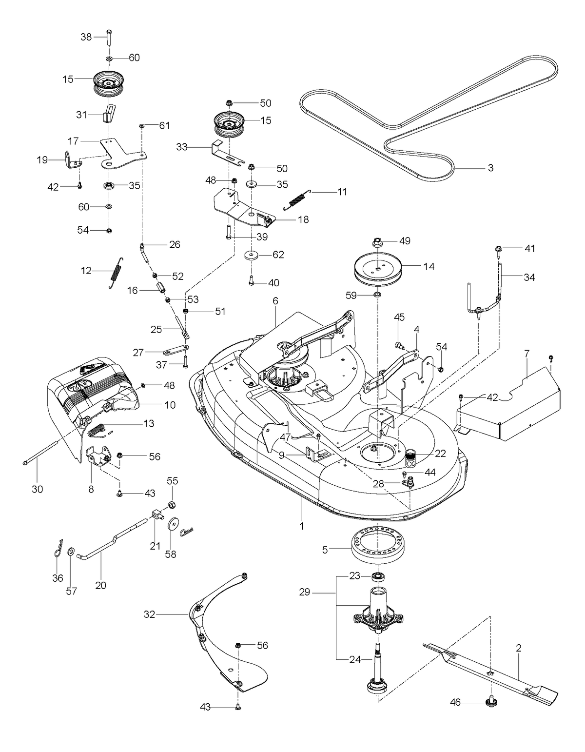 Husqvarna 539110463 onderdelentekening - positie 32