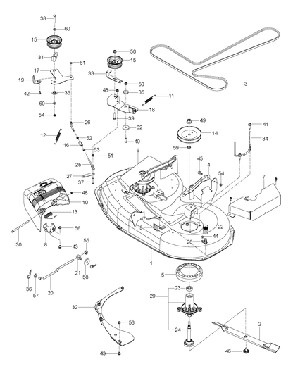 Husqvarna 529311801 onderdelentekening - positie 19