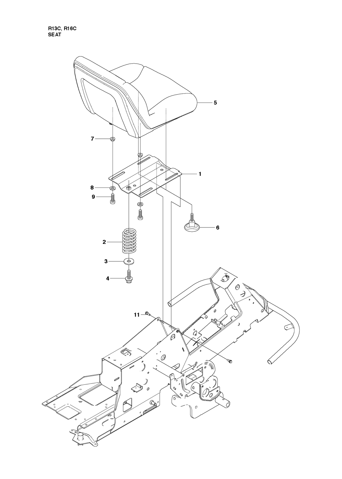 Husqvarna 544433301 onderdelentekening - positie 5