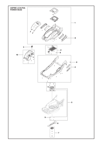 Husqvarna 537572601 onderdelentekening - positie 3