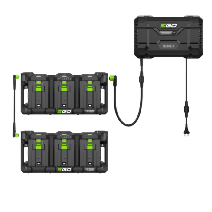 EGO PGX1601E-H Lader Kit Incl. (2x) 3-Poortsdock