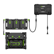 EGO PGX1602E-H Lader Incl. 3-Poortsdock, Powerbank & Accu