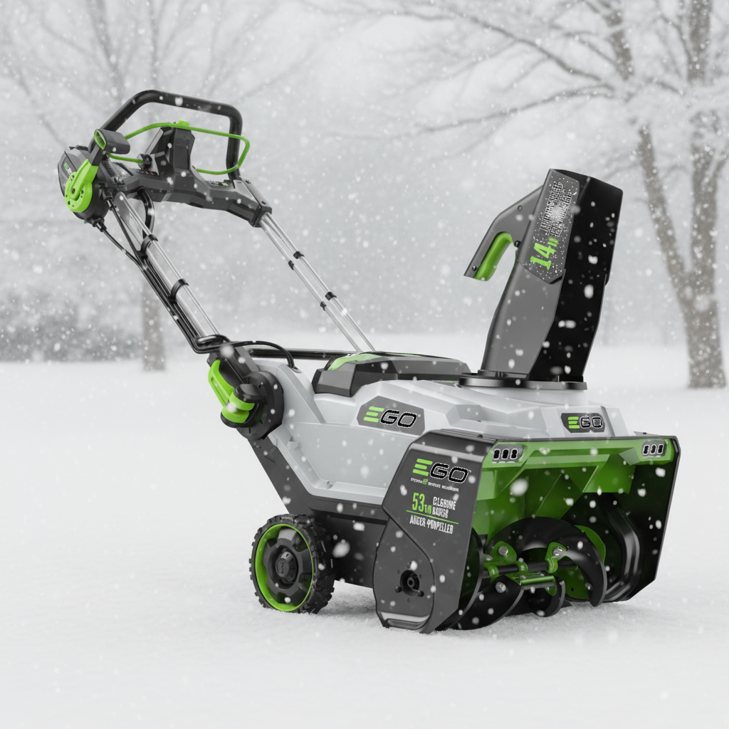 EGO Power+ SNT2124E-AP sneeuwfrees met vijzel incl. accu en lader