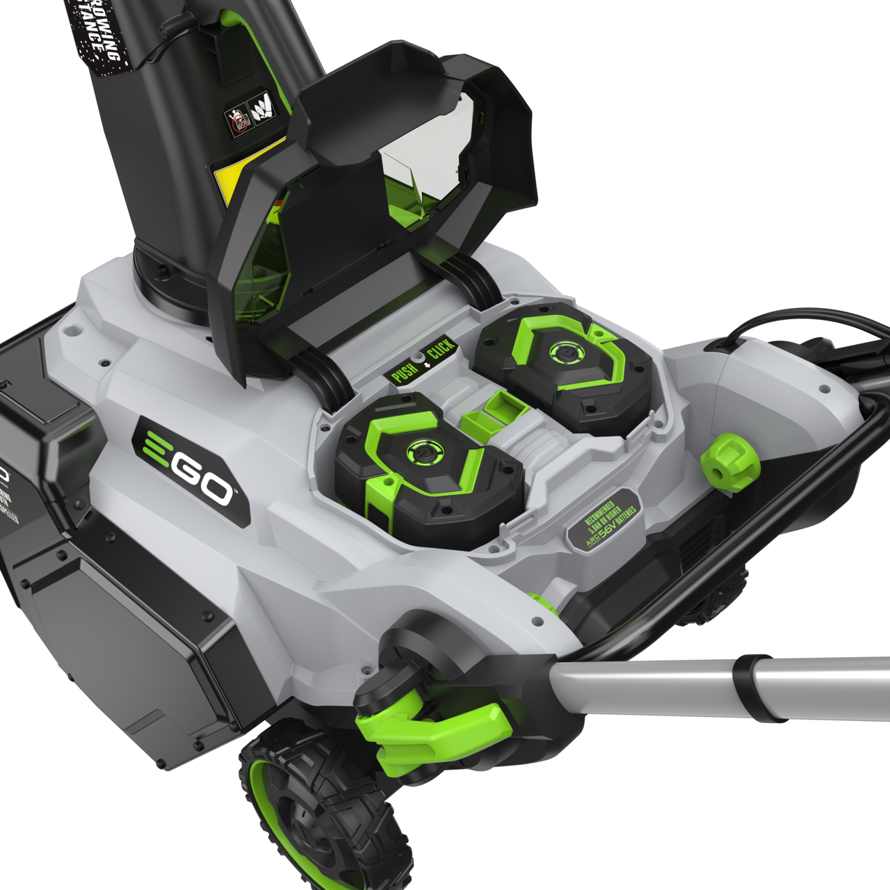 EGO Power+ SNT2124E-AP sneeuwfrees met vijzel incl. accu en lader