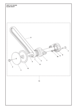 Husqvarna 505774101 onderdelentekening - positie 1