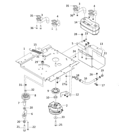 Husqvarna 581881001 onderdelentekening - positie 3