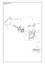 Husqvarna 525446001 onderdelentekening - positie 12