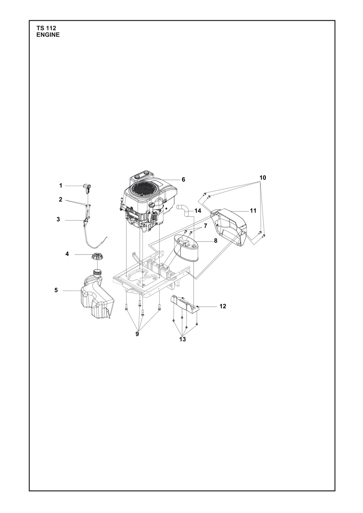 Husqvarna 531147894 onderdelentekening - positie 1