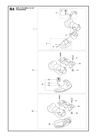 Husqvarna 537217104 onderdelentekening - positie 5