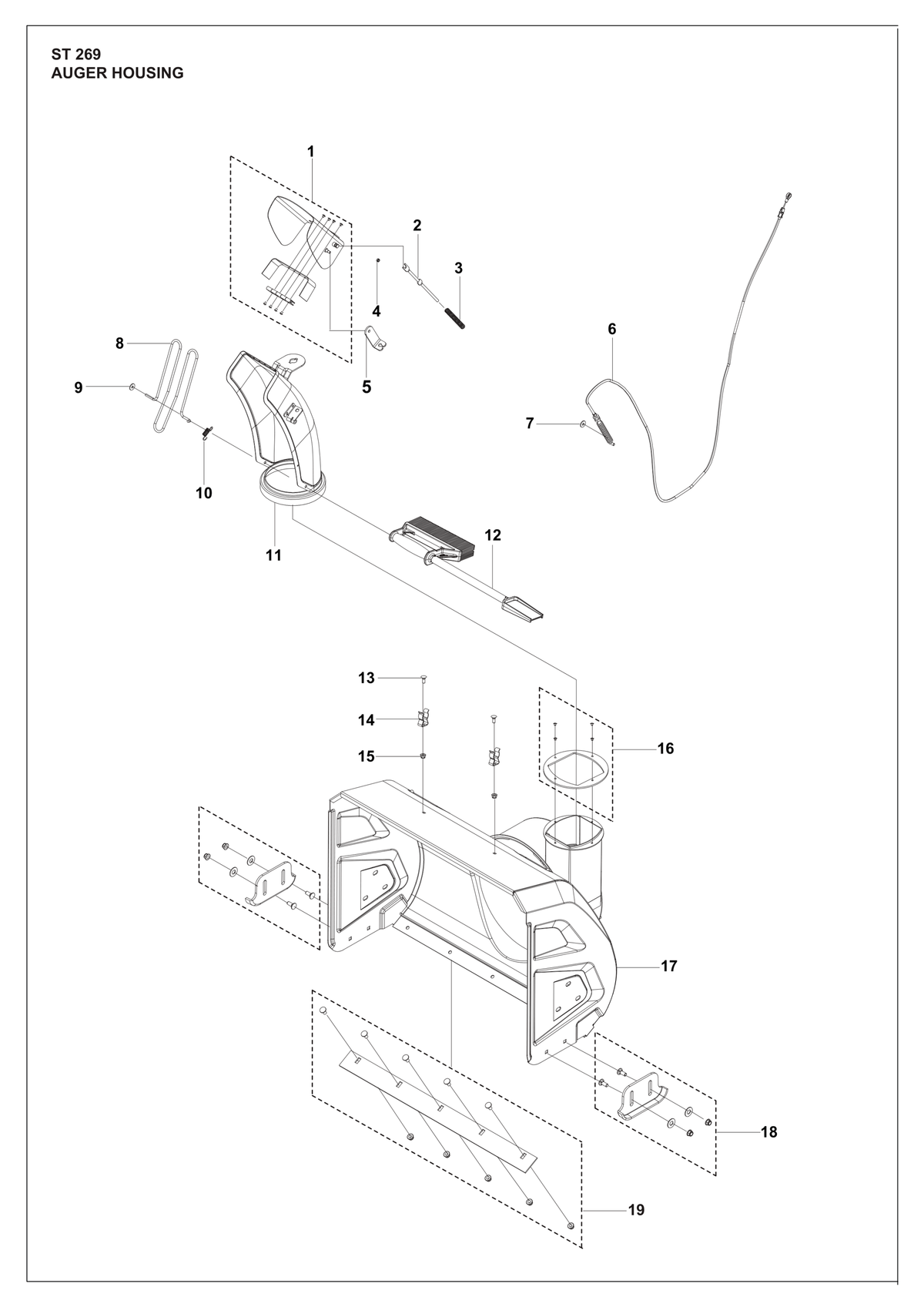 Husqvarna 547725162 onderdelentekening - positie 19