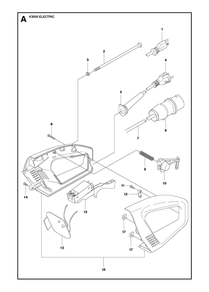 Husqvarna 505520211 onderdelentekening - positie 4