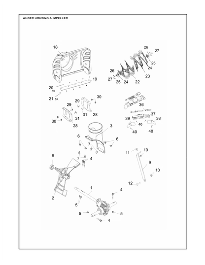 Husqvarna 588610238 onderdelentekening - positie 18