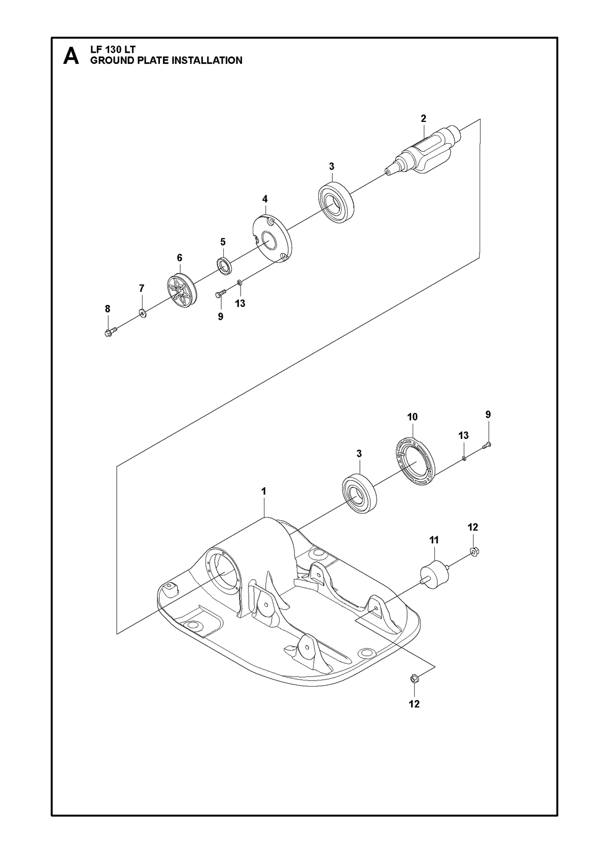 Husqvarna 594644101 onderdelentekening - positie 2