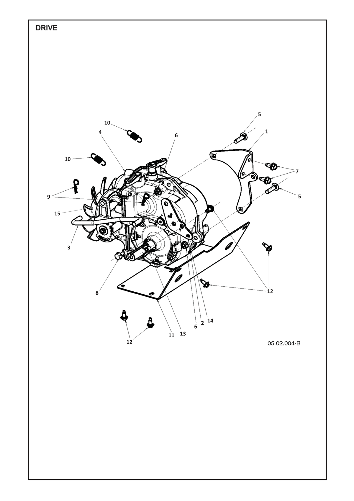 Husqvarna 589289002 onderdelentekening - positie 2