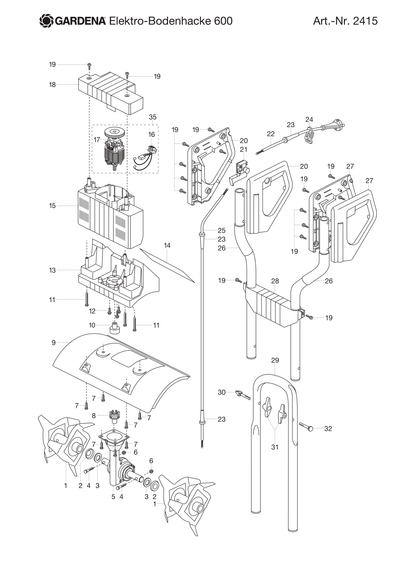 Husqvarna 520441901 onderdelentekening - positie 21