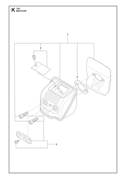 Husqvarna 501619501 onderdelentekening - positie 4