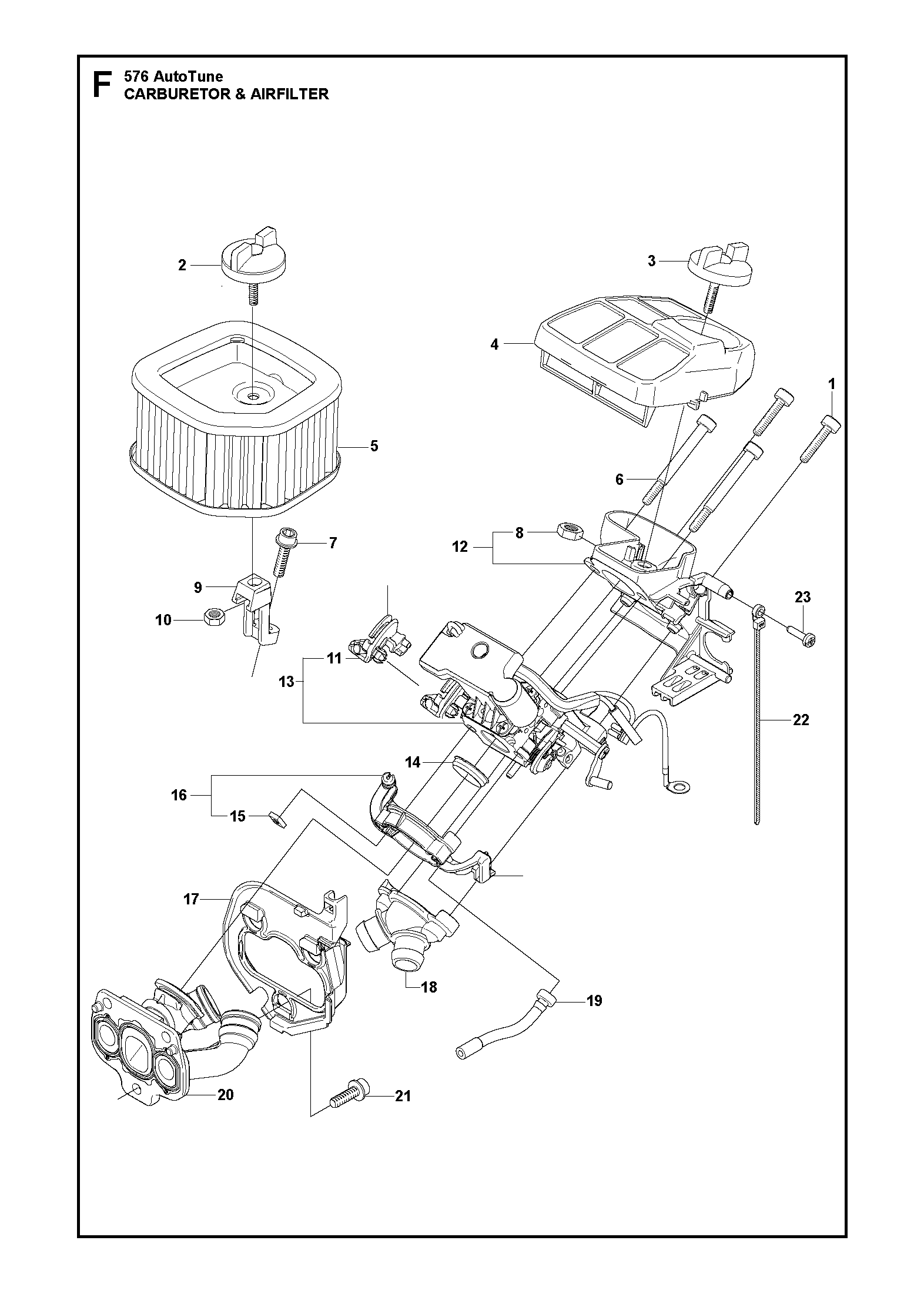 Husqvarna 503203901 onderdelentekening - positie 6