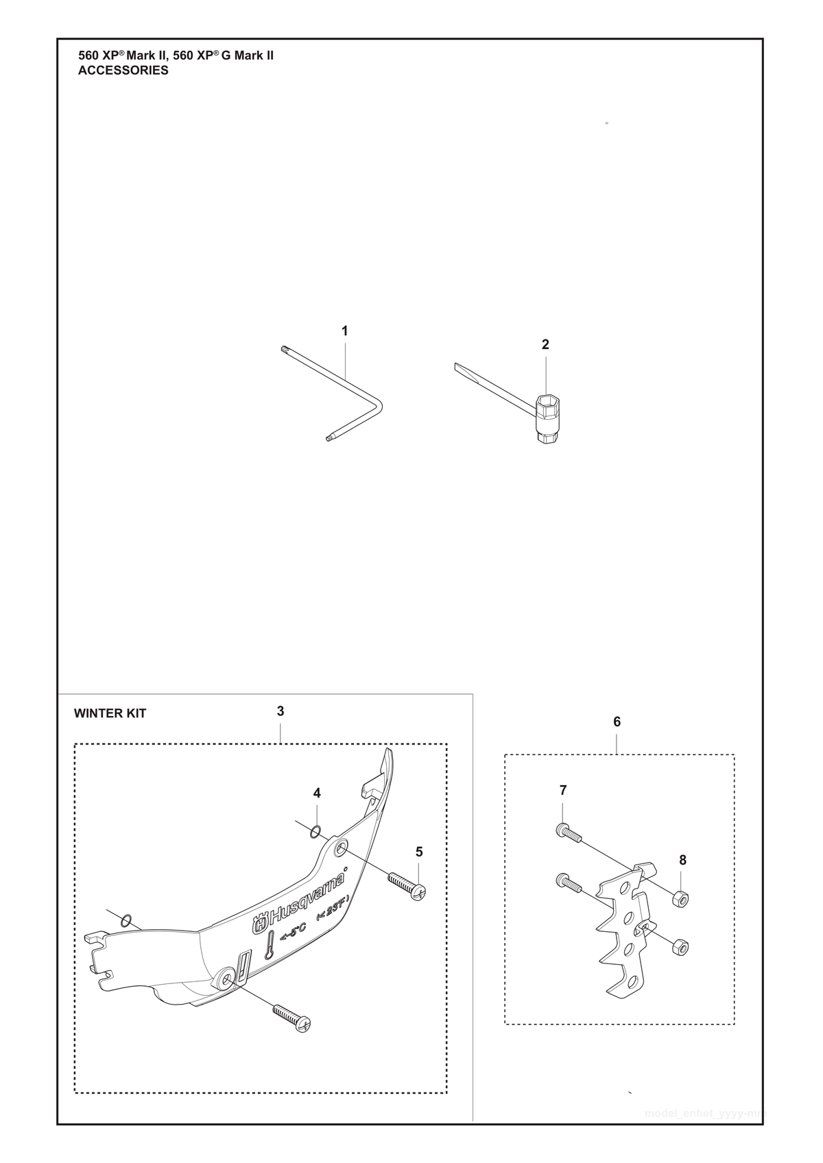 Husqvarna 538911401 onderdelentekening - positie 3