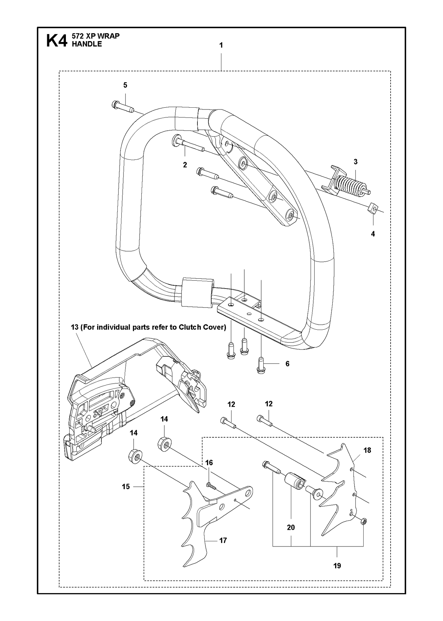 Husqvarna 503922701 onderdelentekening - positie 17