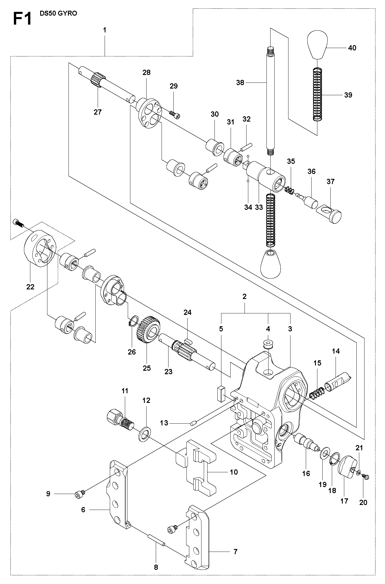 Husqvarna 504908307 onderdelentekening - positie 28