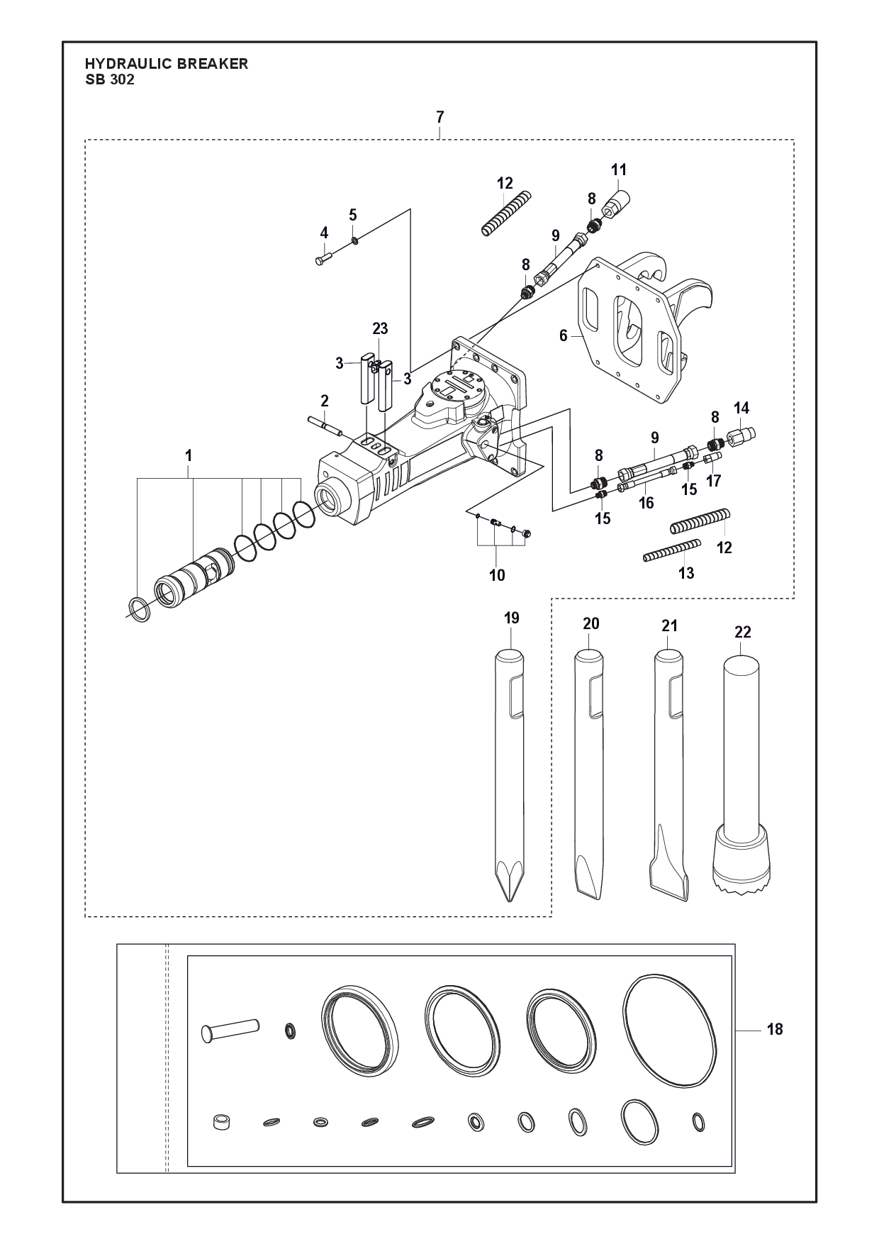 Husqvarna 501739602 onderdelentekening - positie 13