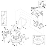 STIHL 0000-703-3710 bout M8x50 positie 26 technische tekening