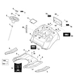 STIHL 6165-967-3810 typeaanduiding MT 4097 SX positie 13 technische tekening
