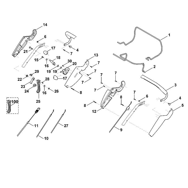 STIHL 6375-760-1590 schakelhendel compl. positie 25 technische tekening