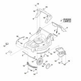 STIHL 6338-700-2700 klep compl. positie 4 technische tekening