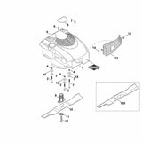STIHL 9039-488-9072 bout 10-32x3/8" positie 14 technische tekening