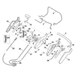 STIHL 6340-700-7540 kabel positie 25 technische tekening