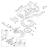 STIHL 6340-706-0710 afdekking positie 8 technische tekening