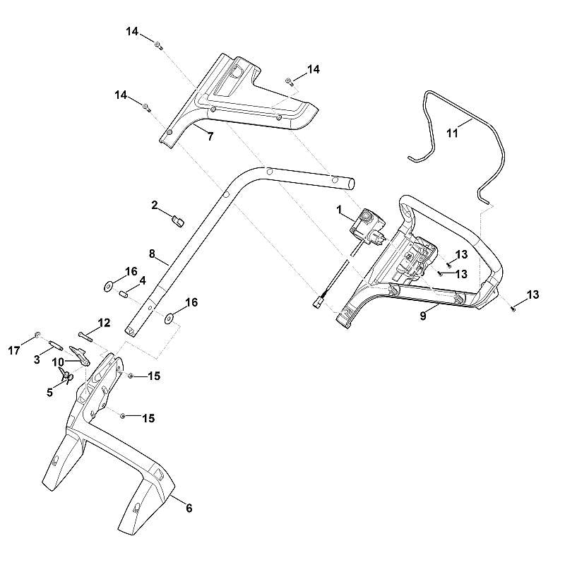 STIHL 6338-706-0725 afdekking positie 7 technische tekening