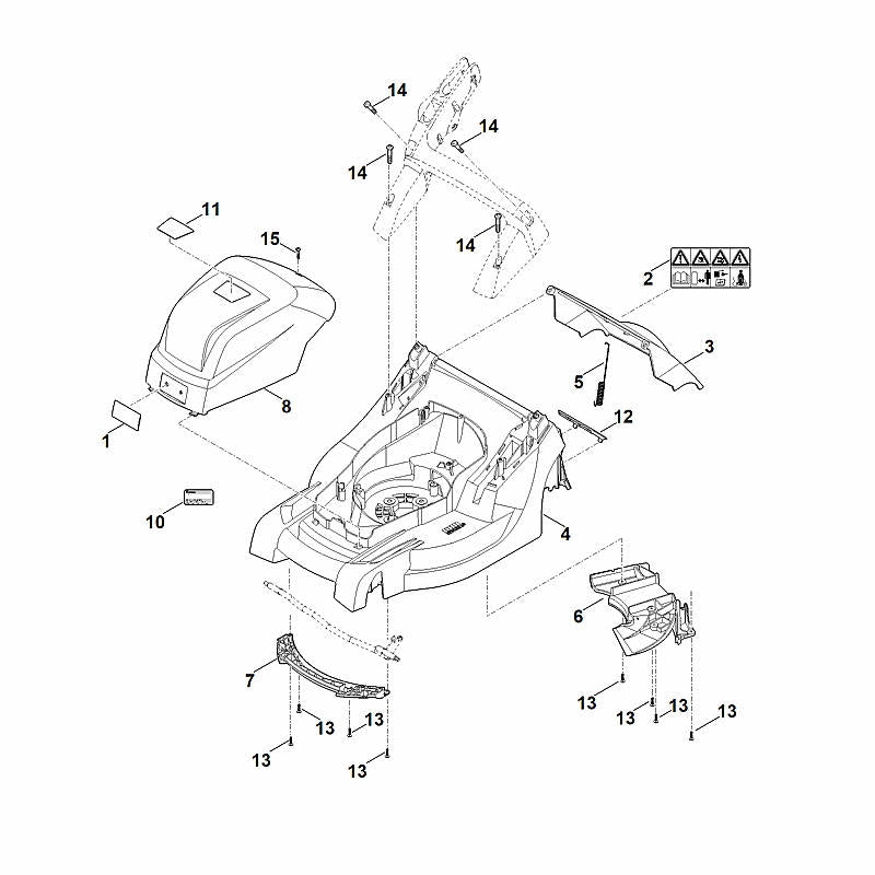 STIHL 6338-967-3830 typeaanduiding ME 443 C positie 11 technische tekening