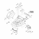 STIHL 6338-700-8510 behuizing positie 4 technische tekening