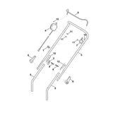STIHL 6338-430-0430 dodemansschakelaar EUR positie 4 technische tekening