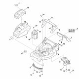 STIHL 6338-700-2720 klep compl. positie 3 technische tekening