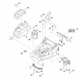 STIHL 6338-967-3840 typeaanduiding MA 443 C positie 11 technische tekening