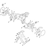 STIHL 6242-710-0215 hakset compl. buiten rechts positie 4 technische tekening