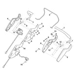 STIHL 6340-182-1305 helft behuizing positie 3 technische tekening